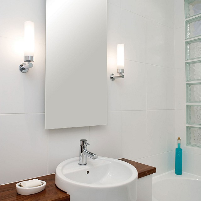 Tube 120 Bathroom Wall Light in Polished Chrome