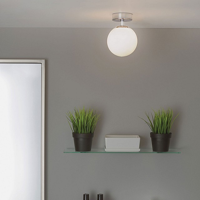 Denver Bathroom Ceiling Light in Polished Chrome