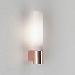 Bari Bathroom Wall Light in Polished Copper