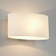 Tokyo Wall Light in White Glass