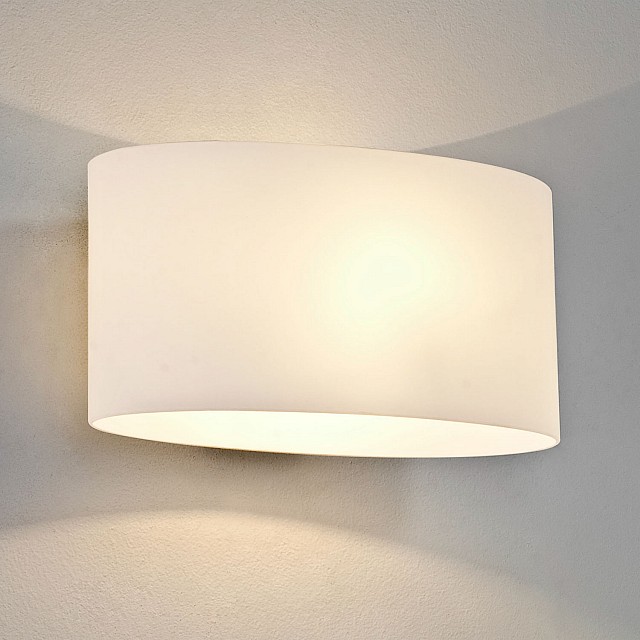 Tokyo Wall Light in White Glass