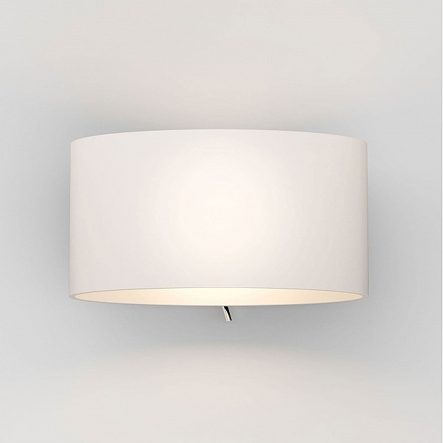 Tokyo switched Wall Light in White Glass