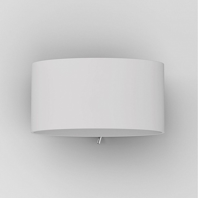 Tokyo switched Wall Light in White Glass