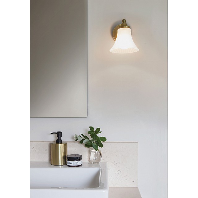 Nena Bathroom Wall Light in Polished Chrome