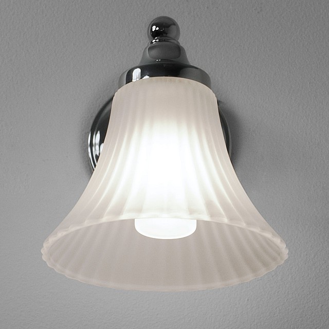 Nena Bathroom Wall Light in Polished Chrome