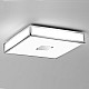 Mashiko 400 Square Bathroom Ceiling Light in Polished Chrome