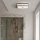 Mashiko 400 Square Bathroom Ceiling Light in Polished Chrome