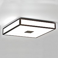 Mashiko 400 Square Bathroom Ceiling Light in Bronze