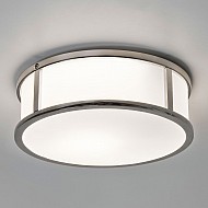 Mashiko Round 230 Bathroom Ceiling Light in Polished Chrome
