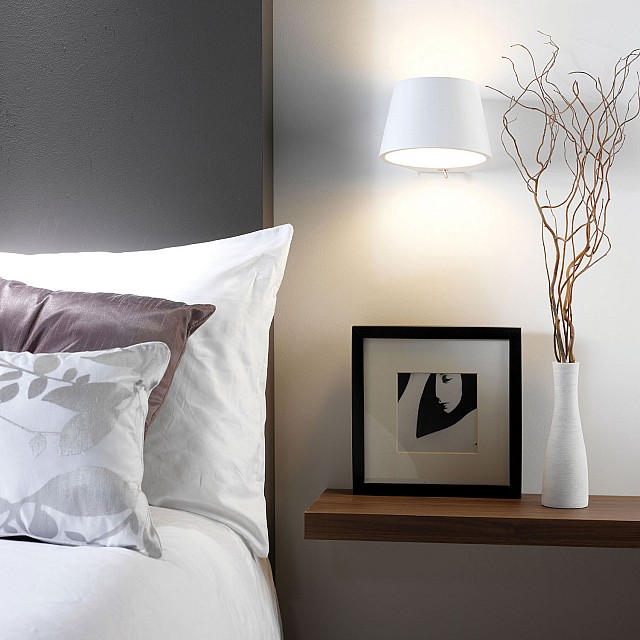 Koza Wall Light in Plaster