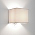 Ashino Wall Light in White Fabric
