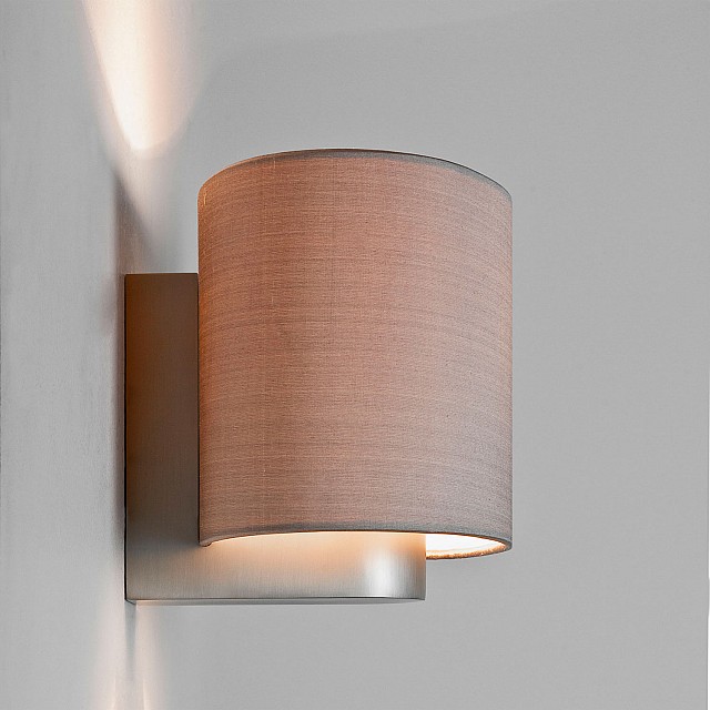 Napoli Wall Light in Matt Nickel