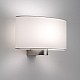 Napoli Wall Light in Matt Nickel