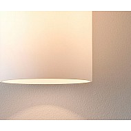Cyl 260 Wall Light in White Glass