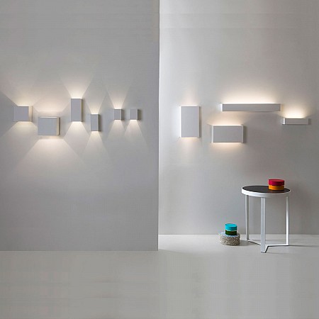 Parma 200 Wall Light in Plaster