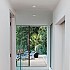 Trimless Square Recessed Downlight in Matt White