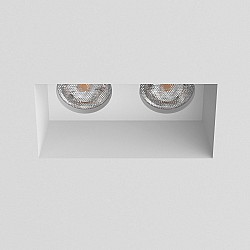Blanco Twin Fixed Downlight/Recessed Spot Light in Plaster
