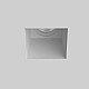 Blanco Square Fixed Downlight/Recessed Spot Light in Plaster