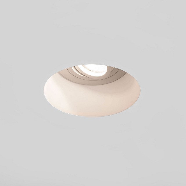 Blanco Round Adjustable Downlight/Recessed Spot Light in Plaster