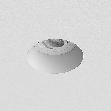 Blanco Round Adjustable Downlight/Recessed Spot Light in Plaster