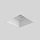 Blanco Square Adjustable Downlight/Recessed Spot Light in Plaster