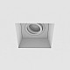 Blanco Square Adjustable Downlight/Recessed Spot Light in Plaster