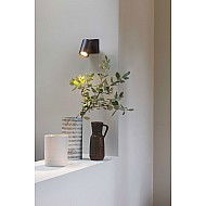 Ascoli Single Spotlight in Textured White