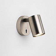 Ascoli Single Switched Reading Light in Matt Nickel