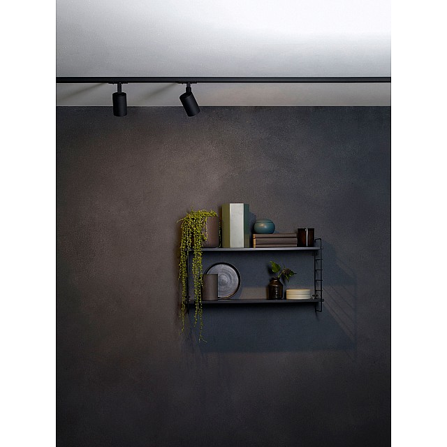 Ascoli Track Track Lighting in Textured Black