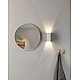 Oslo 160 LED Exterior Wall Light in Textured White
