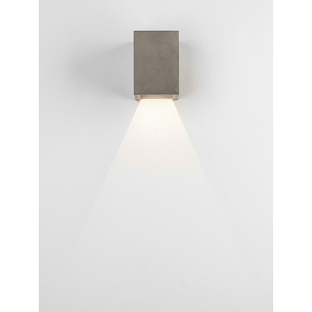 Oslo 120 LED Wall Light in Concrete