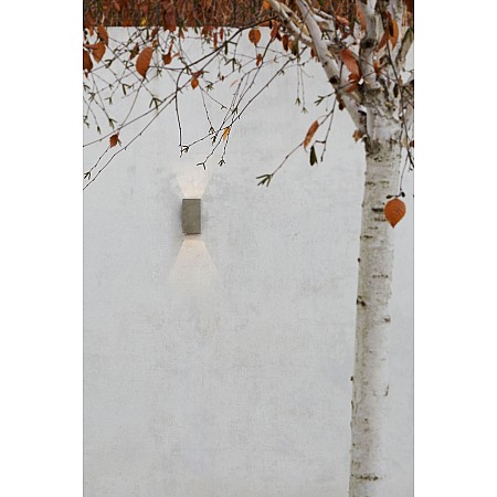 Oslo 160 LED Wall Light in Concrete
