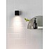 Chios 80 Exterior Wall Light in Textured Black