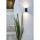 Chios 150 Exterior Wall Light in Textured Black