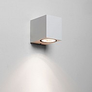 Chios 80 Exterior Wall Light in Textured White