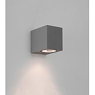 Chios 80 Wall Light in Textured Grey