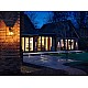 Box Lantern 350 Exterior Wall Light in Textured Black