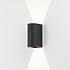Dunbar 160 LED Exterior Wall Light in Textured Black