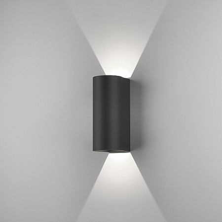 Dunbar 255 LED Exterior Wall Light in Textured Black