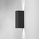 Dunbar 255 LED Exterior Wall Light in Textured Black