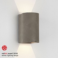 Dunbar 160 LED Wall Light in Concrete