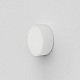 Kea 150 Round Exterior Wall Light in Textured White