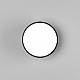 Kea 150 Round Exterior Wall Light in Textured Black