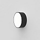 Kea 150 Round Exterior Wall Light in Textured Black