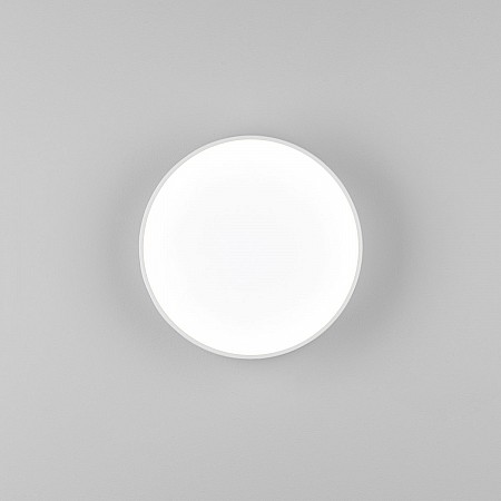 Kea 250 Round Exterior Wall Light in Textured White