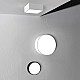 Kea 250 Round Exterior Wall Light in Textured White