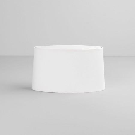 Tapered Oval Shade in White