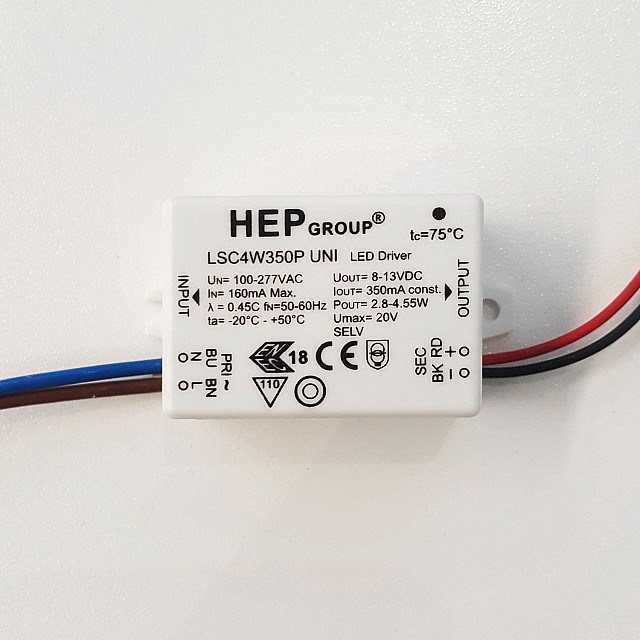 001 LED Driver CC 350mA 2.8-4W