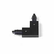 90° Corner Connector - Left in Matt Black