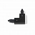 90° Corner Connector - Left in Matt Black